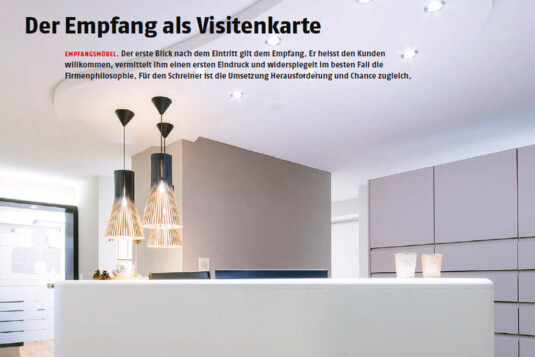 Der Empfang als Visitenkarte